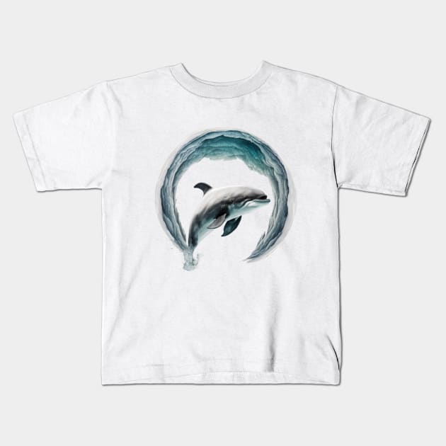 Find Your Porpoise In Life Kids T-Shirt by YuriArt